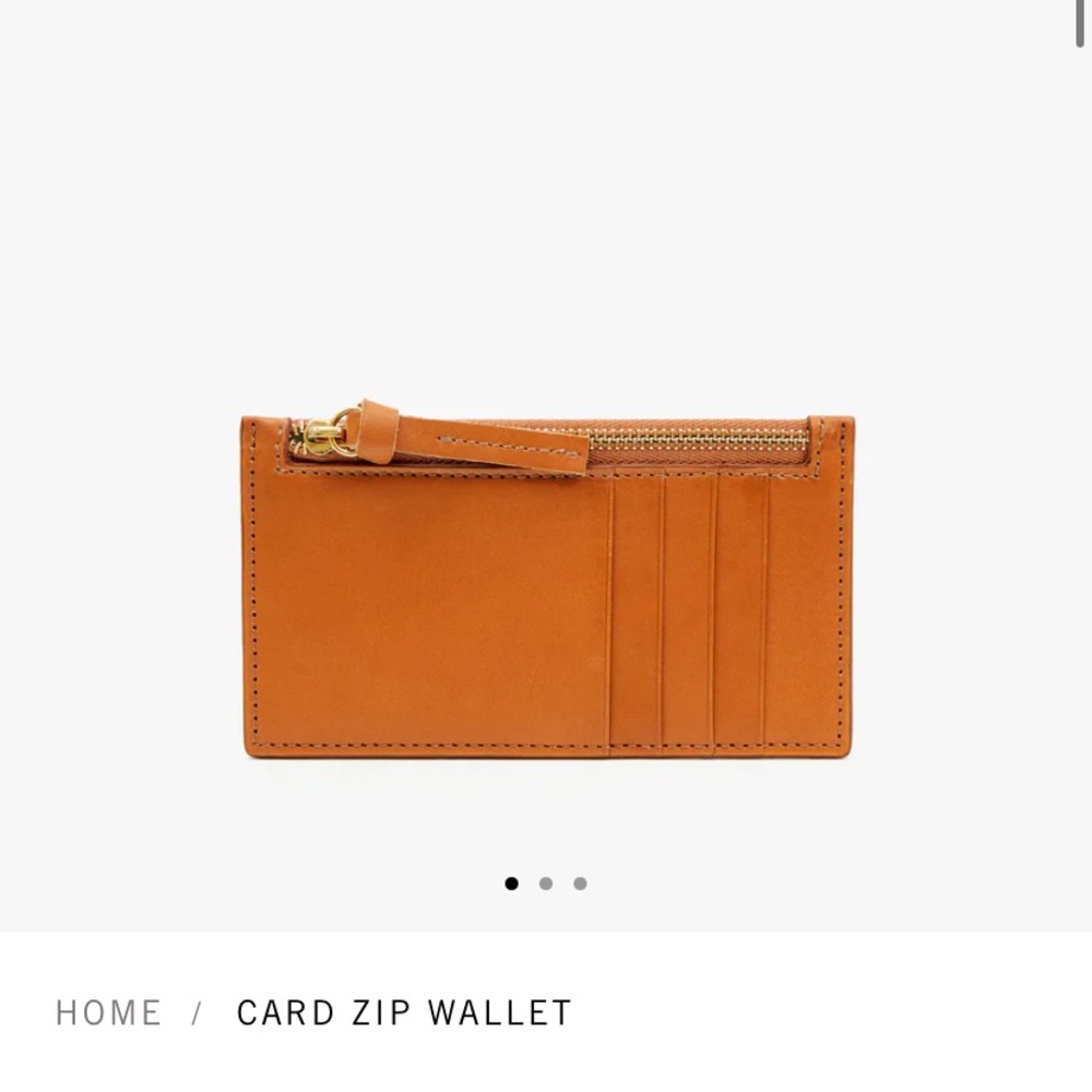 Clare V Zip Card Wallet